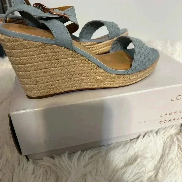 Size 10 Lauren Conrad summer heel wedges. - Picture 8 of 10